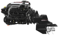Двигатель MerCruiser  6.2L 350 л.с. с транцевой сборкой и колонкой Bravo III