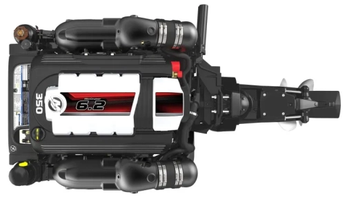 Двигатель MerCruiser  6.2L 350 л.с. с транцевой сборкой и колонкой Bravo III
